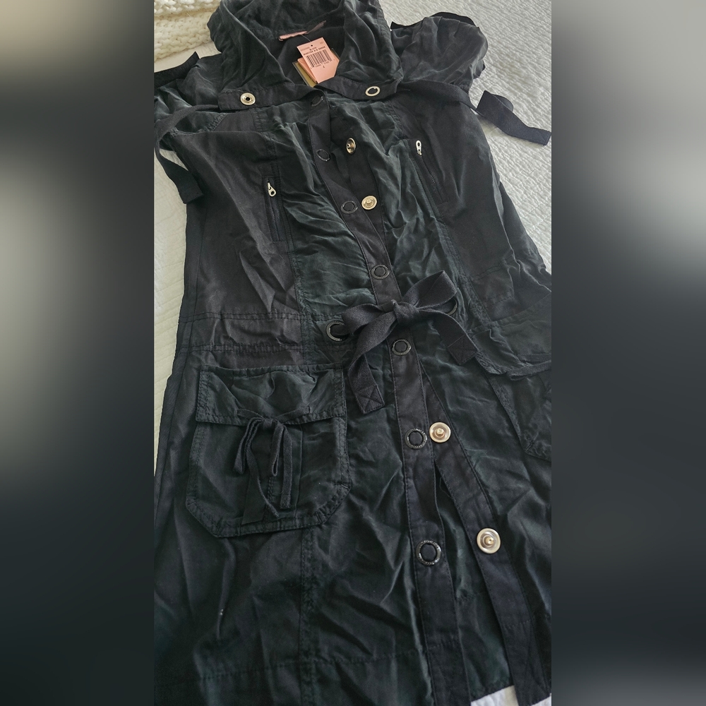 ✨️vintage Juicy Couture VHTF black cargo dress NWT Size 4